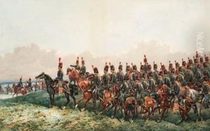 The 15th Hussars by Orlando Norie