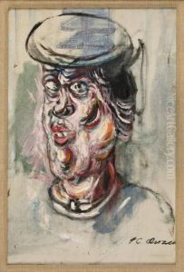 Mujer Con Boina by Jose Clemente Orozco