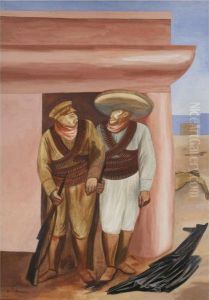 Mexican Soldiers by Jose Clemente Orozco
