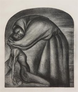 The Franciscan And The Indian by Jose Clemente Orozco