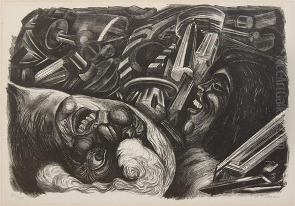 Study Of Modern Civilization At The National Palace Of Finearts, Mexico City - view 1