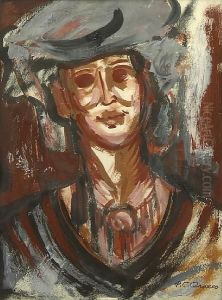 Cabeza De Mujer by Jose Clemente Orozco
