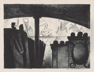 Vaudeville In Harlem by Jose Clemente Orozco