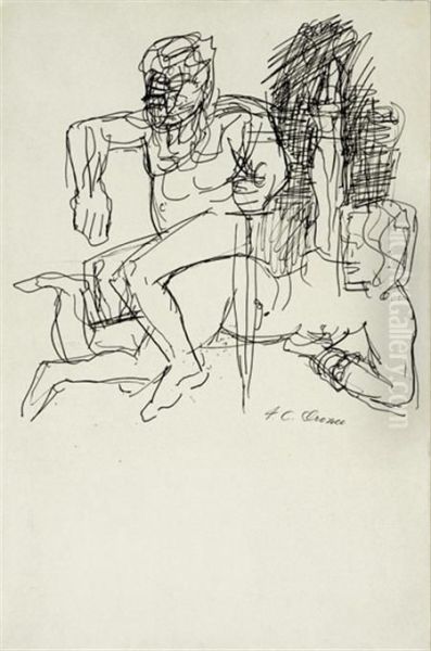 Warrior And Nude - view 1
