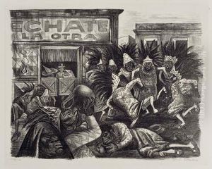 Pulqueria by Jose Clemente Orozco