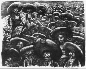 Sombreros (hopkins 29) by Jose Clemente Orozco