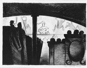 Vaudeville In Harlem (h. 13) by Jose Clemente Orozco