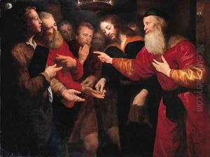 The Tribute Money by Otto van Veen