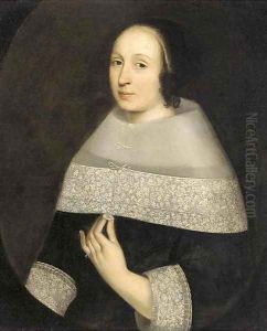 Portrait of a lady by Hendrick Van Vliet