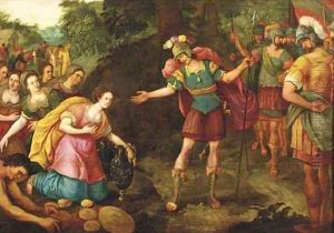 The Continence of Scipio by Maerten De Vos