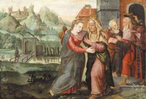The Visitation by Maerten De Vos