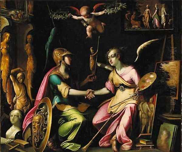 Minerva as Patroness of the Arts - view 1