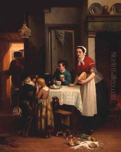 The spilt milk by Adrian Joseph Verhoeven-Ball