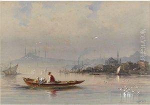 Veduta Di Costantinopoli by Amadeo Preziosi