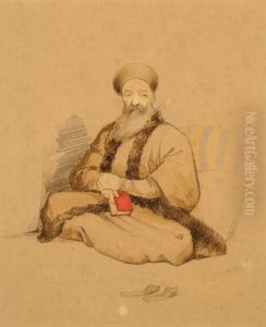 L'imam Et Turc Assis Au Cafe