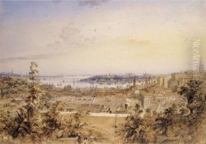 Les Hauteurs De Constantinople by Amadeo Preziosi