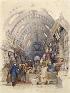 The Spice Bazaar (misir Carsisi), Istanbul by Amadeo Preziosi
