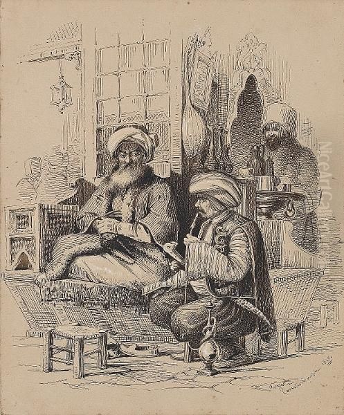 Market Traders At Rest - view 1