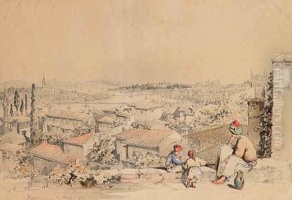 The Golden Horn, Form The Walls, Constantinople - view 1