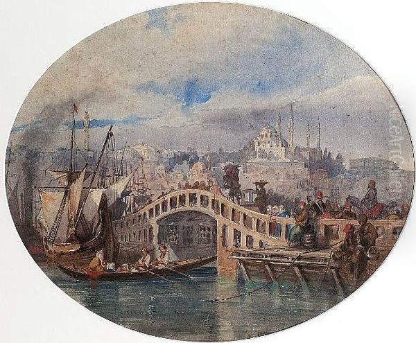 The Galata Bridge, Istanbul, Turkey - view 1