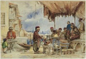 Cafe Turc. by Amadeo Preziosi