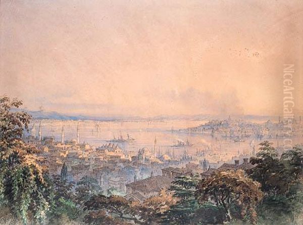 A View Of The Bosphorus; And A View Of Constantinople - view 1