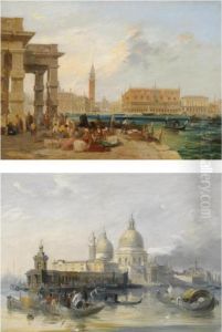 The Dogana, Venice by Edward Pritchett