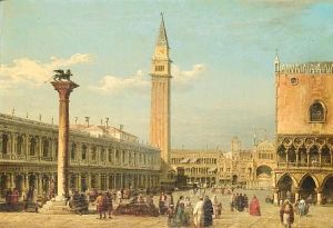 A View Of St Mark's Square From 
The Grand Canal; The Entrance To The Cannaregio With A View Of The Ponte
 Di Cannaregio