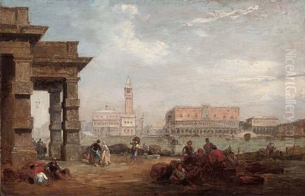 The Doge's Palace From The Dogana, Venice - view 1