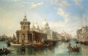 The Church Of The Salute, Venice by Edward Pritchett