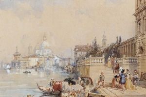 Santa Maria Della Salute From St Marks, Venice by Edward Pritchett