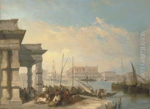 View Of The Piazetta From The Dogana, Venice