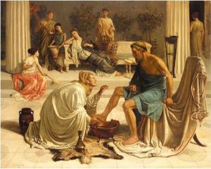The Mother Of Ulysses Recognising Her Son