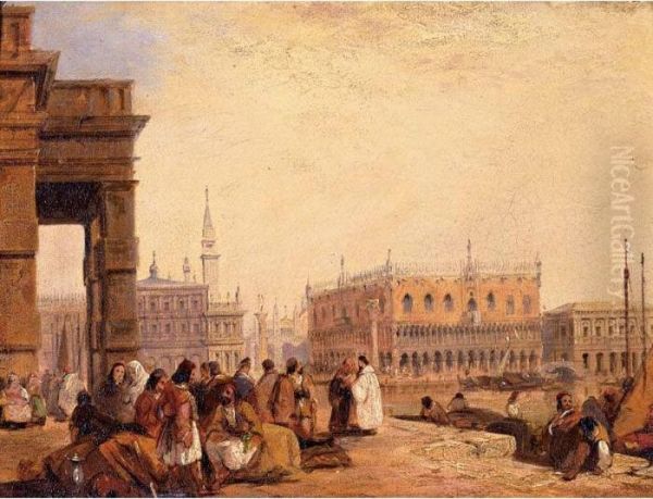 View Of The Doge's Palace From The Dogana, Venice - view 1