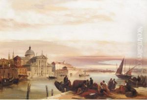 View Of The Church Of San Georgio Maggiore by Edward Pritchett