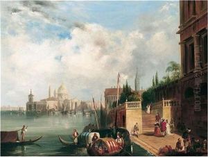 View Of Santa Maria Della Salute And The Dogana From The Mint, Venice