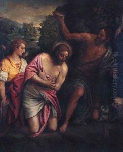 The Baptism of Christ by Paolo Veronese (Caliari)