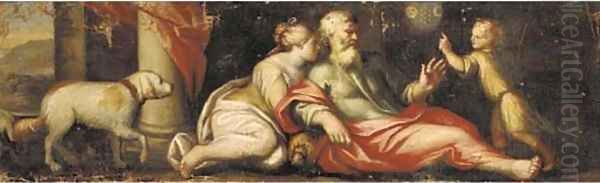 An allegory of Night and Day - view 1