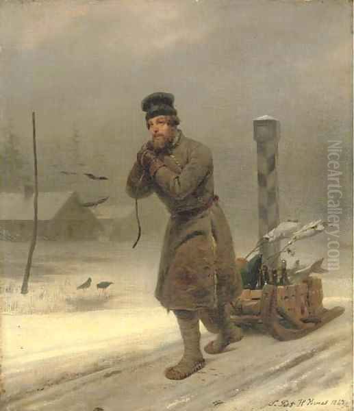 Returning from the market - view 1