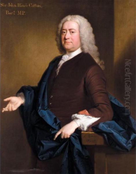 Portrait Of Sir John Hynde Cotton, 3rd Bt. (d.1752) - view 1