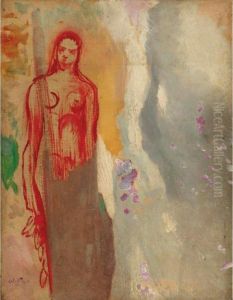 Allegorie En Rouge by Odilon Redon