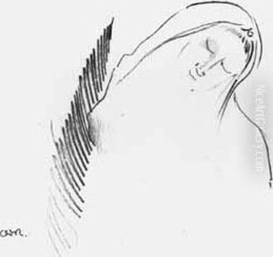 Le Sommeil. 1898. by Odilon Redon