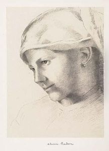 Jeune Fille by Odilon Redon