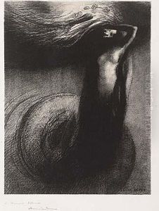 La Mort: Mon Ironie Depasse Toutes Les Autres<</b> by Odilon Redon