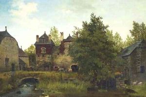 An old watermill by Joseph Vola