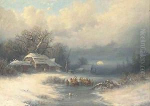 A Russian winter landscape