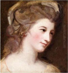 Portrait Of A Lady, Said To Be Miss Emily Bertie, Known As Emily Pott