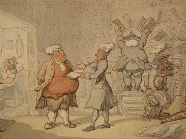 Dr. Syntax In The Library - view 1