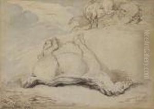 Horses Gambolling. by Thomas Rowlandson