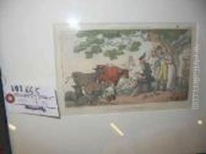 Doctor Syntax Drawing After Nature by Thomas Rowlandson